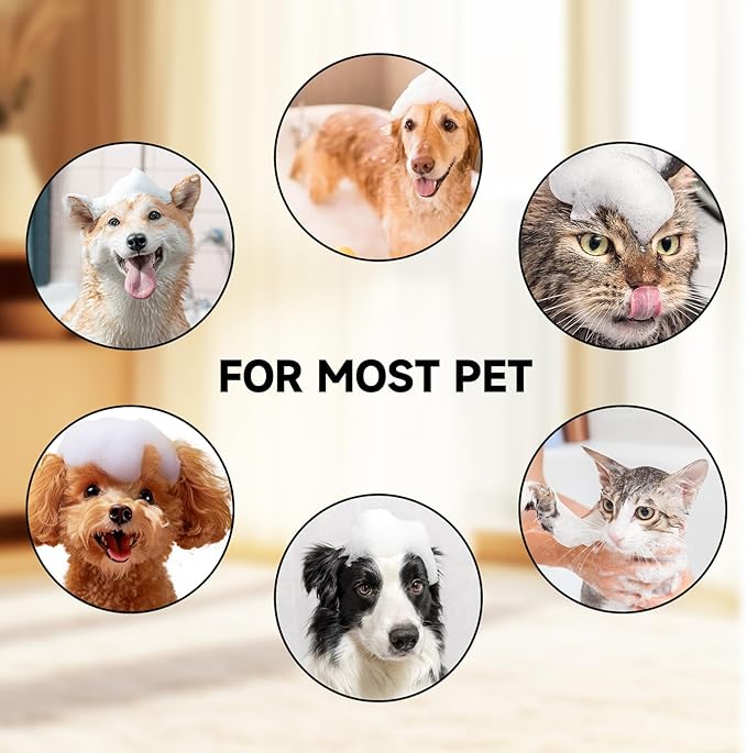 Dog Washing Gloves - Quick Drying Dog Towel,Cat Bath Grooming Gloves Brush with High-Density Teeth for Bathing Massaging，Absorbent Pet Bath Towel 30.3"x13.8" with Hand Pocket for Dog Cat Blue