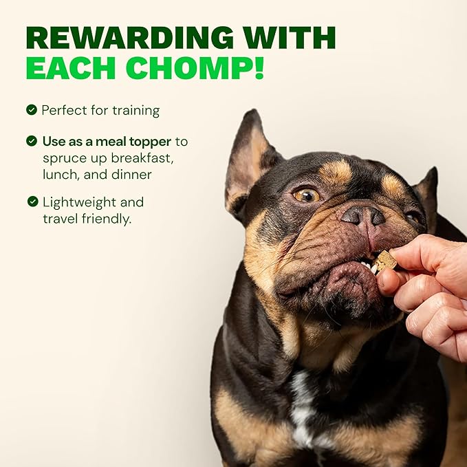 Get Joy Freeze Dried 100% Beef Kidney Dog Treats, 4oz | Single Ingredient Organ Meat, High Protein Raw Dog Food Topper, Snack & Training Rewards | Grain Free, Gluten Free, Filler Free