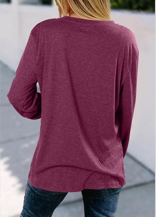 JINTING Cat Shirts for Women - Loose Fit Lightweight Long Sleeve Graphic Tee Fall Printed Crewneck Blouse Casual Tops