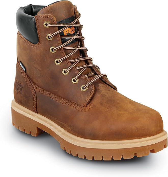Timberland PRO 6IN Direct Attach Men's Soft Toe MaxTRAX Slip-Resistant Work Boot
