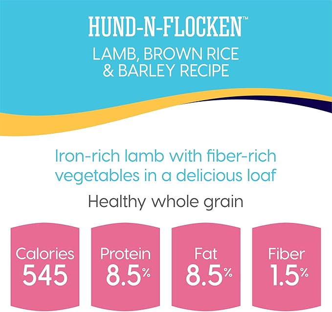 Solid Gold Canned Dog Food for Adult & Senior Dogs - Made with Real Lamb and Healthy Whole Grains - Hund-N-Flocken High Calorie, High Protein Wet Dog Food