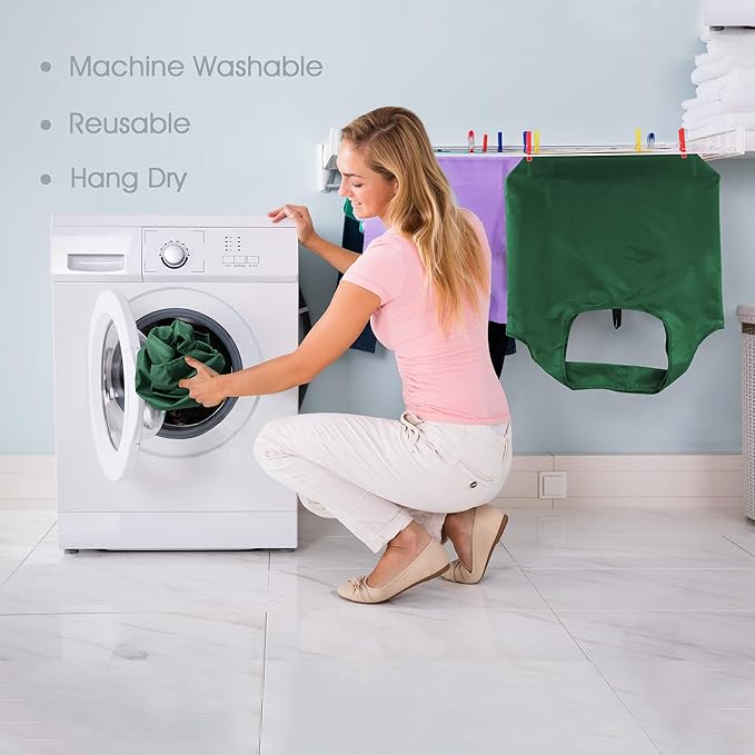 BeeGreen Reusable Bags for Shopping Machine Washable 12 Pack Xlarge Grocery bags Reusable Heavy Duty Folding with Elastic Band Colorful Tote Gift Bags Lightweight Durable Polyester