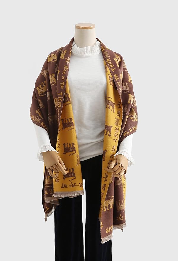 Jeelow Womens Pashmina Shawl Wrap Scarf - Elegant Dressy Evening Poncho Cape for Formal and Wedding Outfits