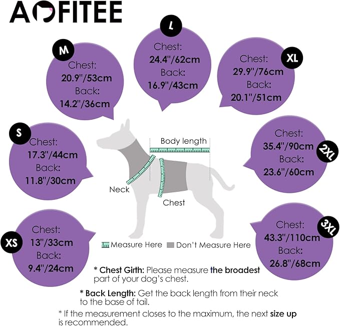 AOFITEE Dog Coat, Warm Dog Winter Coat for Small Dogs, Reflective Turtleneck Dogs Jacket with Harness Built in, Waterproof Windproof Pet Fleece Vest Snow Jacket for Cold Weather, Lilac S