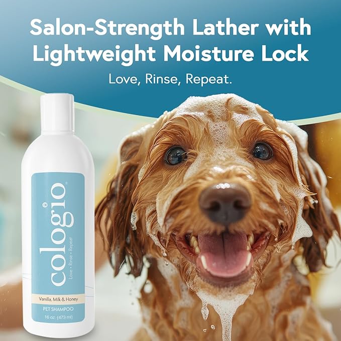 Dog Shampoo with Manuka Honey – Odor Eliminator & Itch Relief for Dry, Sensitive Skin – Hypoallergenic, Moisturizing, Groomer-Developed Formula – Puppy Safe, Paraben-Free, Made in the USA 16oz