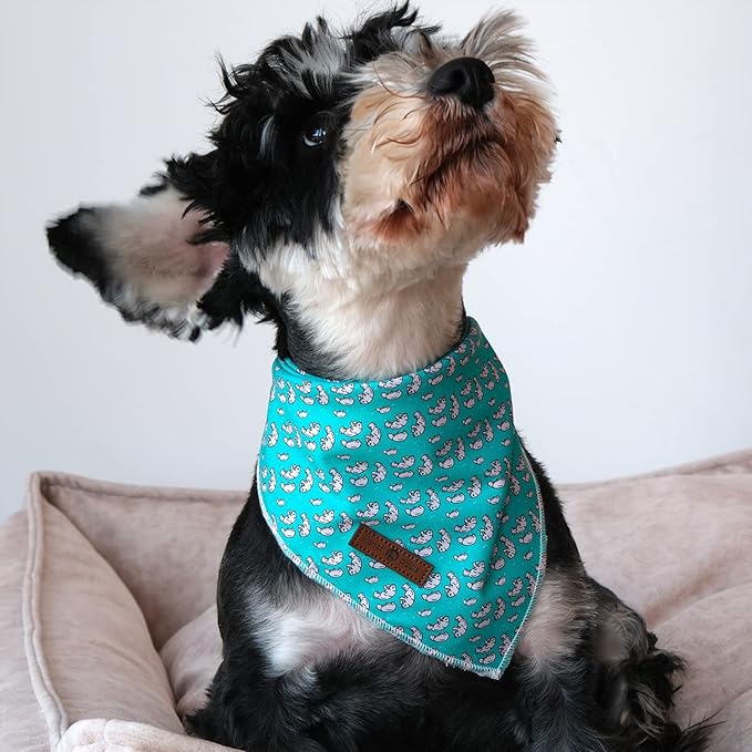 lionet paws Summer Dog Bandana Manatee for Small Medium Large Dogs, Cat Dog Kerchief Triangle Bibs Scarf for Male Female