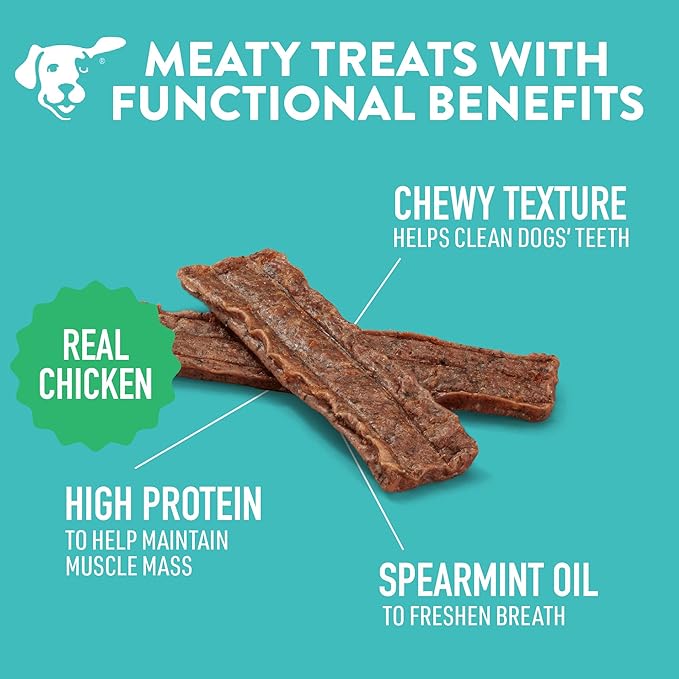 DOGSWELL Dental Chicken Jerky 12 Ounce