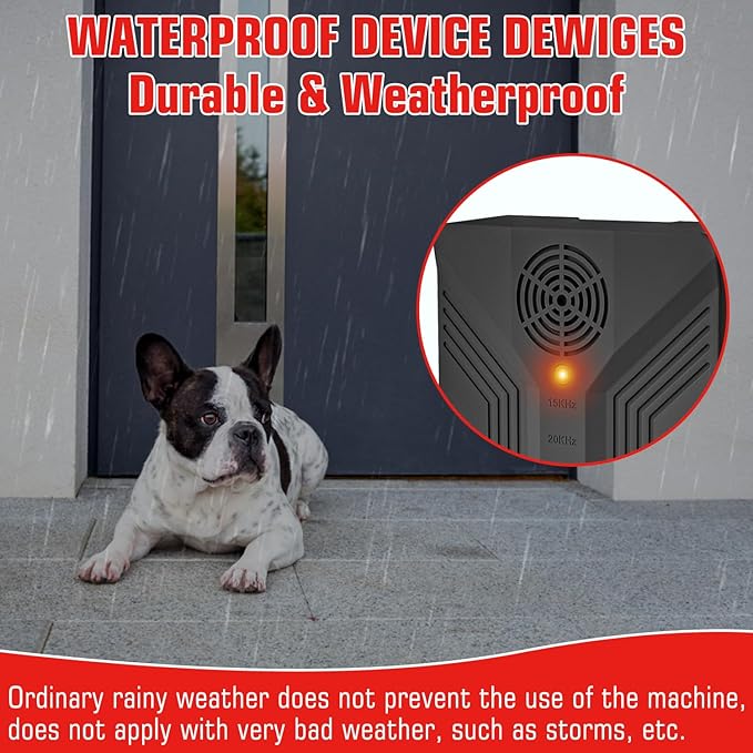 Anti Barking Devices, Anti Barking Device for Dogs Long Range 50ft, Barking Control Devices for Dog Training in Outdoor, 3 Modes Ultrasonic Bark Box, Dog Bark Deterrent Devices, Dog Barking Silencer