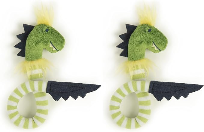 SmartyKat Bendy Buddy Bendable Catnip Cat Toy - Green, One Size (Pack of 2)