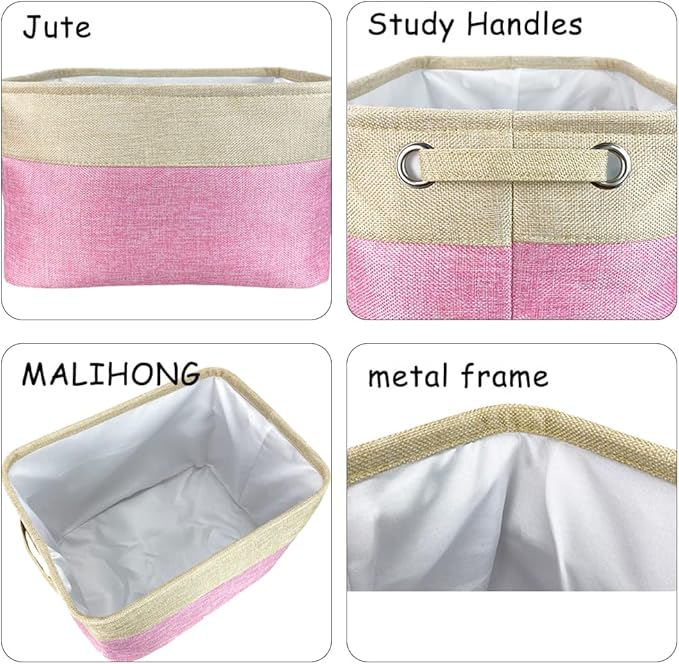 Custom Dog Stuff Bin Storage Basket Collapsible Fabric Dog Toy Box and Storage Bin with Handles Organizer for Pet Food, Toys, Clothes, 15" x 9.8" x 9"