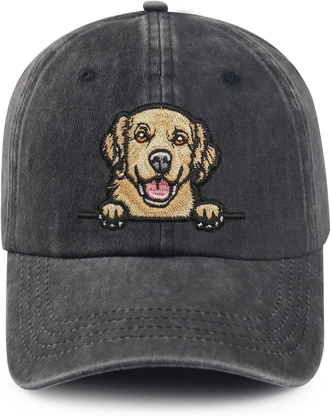 Dog Lover Gifts, Golden Retriever Embroidered Dog Baseball Hats for Men Women