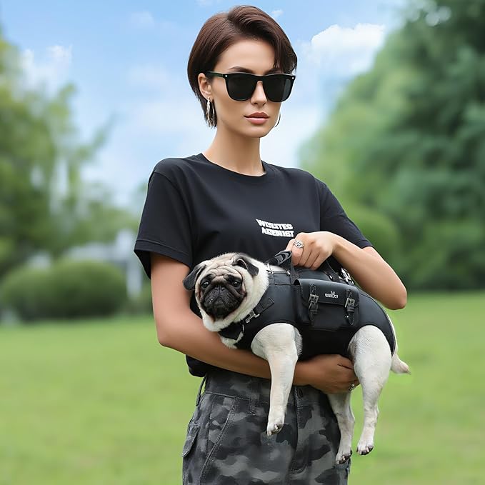 Dog Backpack Carrier for Dogs,Dog Lift Harness,Adjustable Padded Breathable Straps for Dogs, Disabled, Joint Injuries, Arthritis,XL