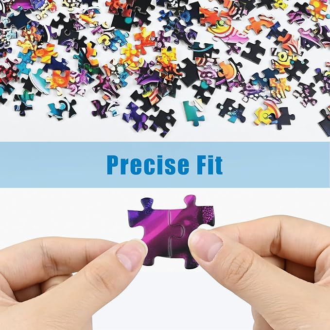 Puzzles for Adults 1000 Pieces, 1000 Piece Jigsaw European Town Landscape Art Puzzle, Fall Autumn Puzzle with Letters on Back, Premium Family Game Decor & Gift (20"x28")