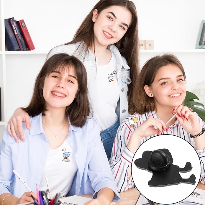 7 Pcs Enamel Pin Funny Reading Animal Brooch Alloy Cute Cartoon Lapel Pins Cat Clip Decoration Badges for Backpacks Clothes Jackets Bags Hat