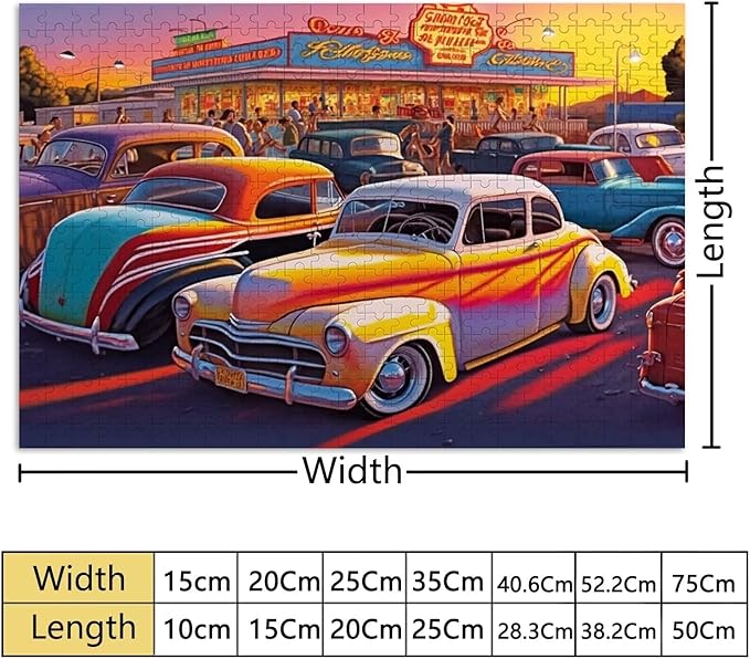 500 Piece Wooden Puzzles for Adults- Orange Cat On Windowsill - Leisure Gift for All - Best Gift for Birthday Party - Stress-Free Starter Puzzle for Adults Beginners