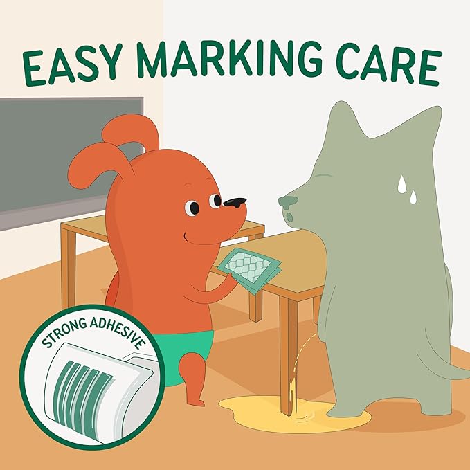 PAWPANG Disposable Dog Diaper Liners Booster Pads for Male & Female Dogs, 100ct, 4 Sizes Options, Doggie Diaper Inserts fit Most Types of Dog Diapers - Pet Belly Bands & Male Wraps (Large (100 ct))