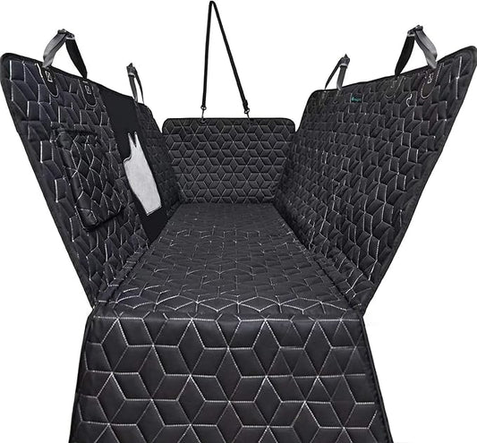 Dog Seat Covers for Back Seat,Pet Hammock for Cars, Waterproof Backseat Cover for Dogs in Car, Heavy Durable Car Hammock for SUV with Mesh Window, Non Slip Dog Car Seat Covers for Small SUV,RAV4,CRV