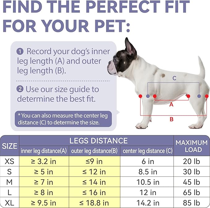 Dog Grooming Hammock Harness for Dogs & Cats with Pet Nail Clipper Trimmer - Cat Hanger Sling for Trimming Clipping Nails- Dog Hammock Restraint Bag for Small Medium Large pet （ Purple XS）