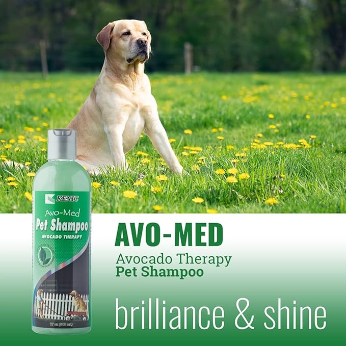 Kenic Ultra Nourishing AVO-Med Pet Conditioning Shampoo, Made in USA with Naturally Derived Ingredients, Soap & Paraben Free, pH Balanced