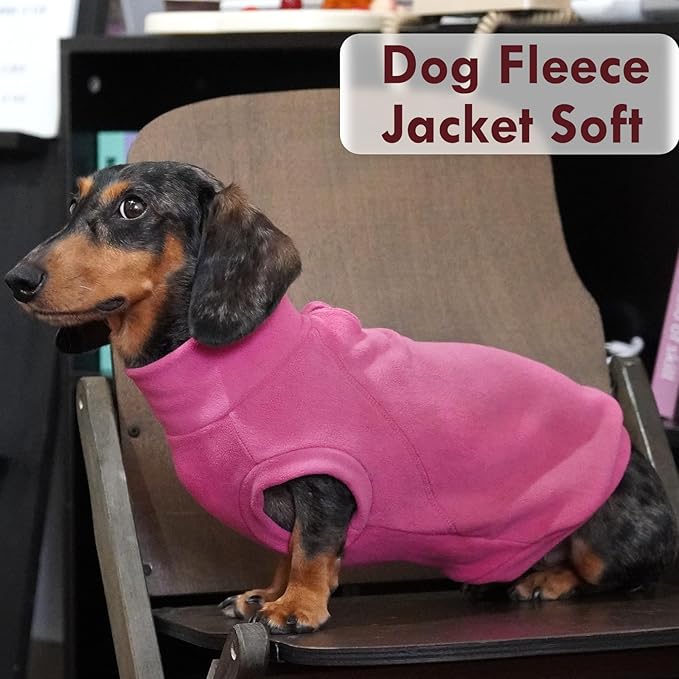 2 Pack Dog Sweaters Winter Fleece Sweatshirt Stretchy Vest Pullover for Dogs Clothes Warm Pet Pajamas Christmas for Meidum and Large Dogs