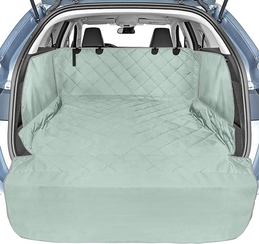 Veckle Cargo Liner, SUV Cargo Cover for Dogs with Side Flaps Hammock Water Resistant Nonslip Dog Seat Cover Cargo Area Protector Scratchproof for SUVs Sedans Vans