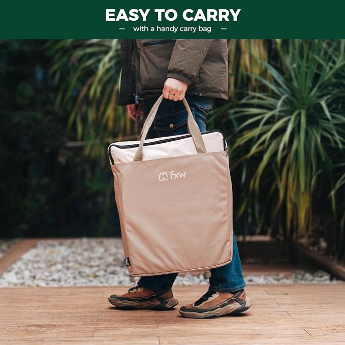 FXW Gotent Unleashed Dog Playpen Designed for Indoor/Outdoor/Travel Use, Suitable for Puppy and Small Dogs, Portable & Foldable, 29 inch│Patent Pending