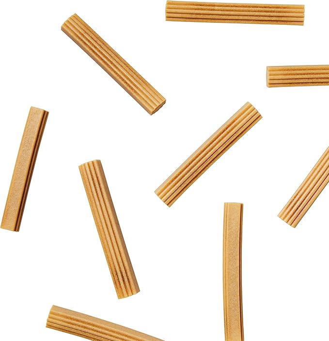 Dental Treats for Dogs Ñ Healthy, Non-GMO Project Verified, Natural Peanut Butter Flavored, Natural, Vegetarian Chews, Made in The USA (Chew Sticks, Large Breeds)