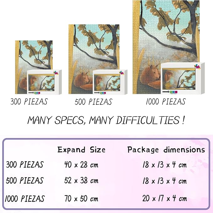 1000 Piece Puzzle for Adults and Seniors - Romantic Purple Flower Field Rounded Corner Wooden Puzzle - Fun Wall Art - Unique Gift - Great Gift for Puzzle Lovers