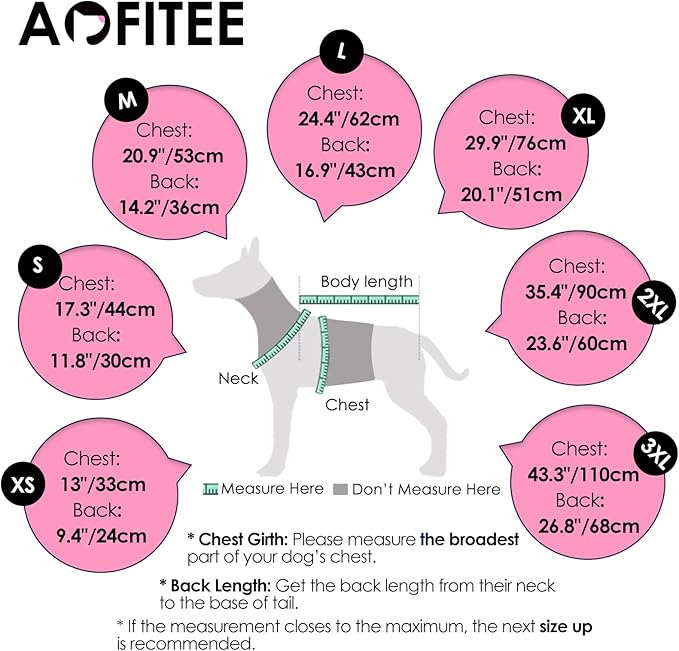 AOFITEE Dog Coat, Warm Dog Jackets for Small Dogs, Dogs Winter Coat with Harness Built in, Reflective Pet Winter Jacket, Waterproof Windproof Puppy Puffer Jacket Fleece Vest, Pink XS