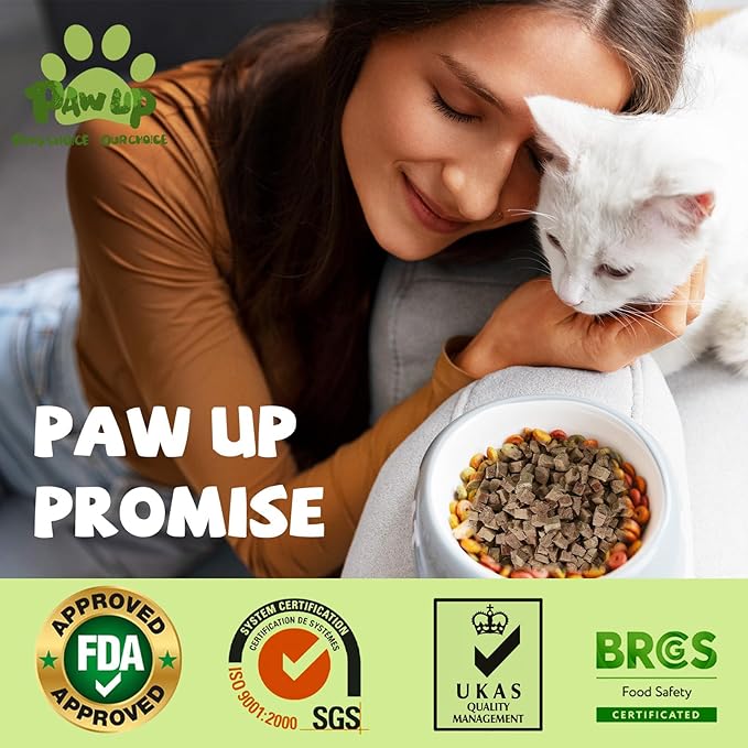 PAWUP Freeze Dried Chicken Liver Pet Treats, High Protein Freeze-Dried Pet Food for Dogs, Cats, Fresh Ingredient Snacks, 2.1 oz, Rawhide Free&Grain Free