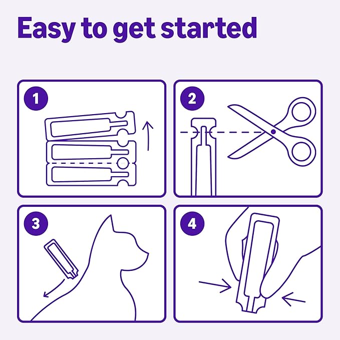 Amazon Basics Topical Flea Treatment for Large Cats (Over 9 Pounds), 4 Count (Previously Solimo)