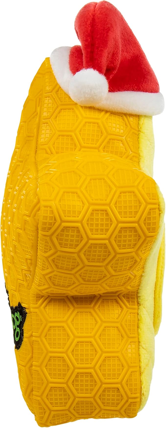 goDog Holiday Collection Mixed Materials TPE-Plush Holiday Star Squeaky Dog Toy, Chew Guard Technology - Yellow, One Size