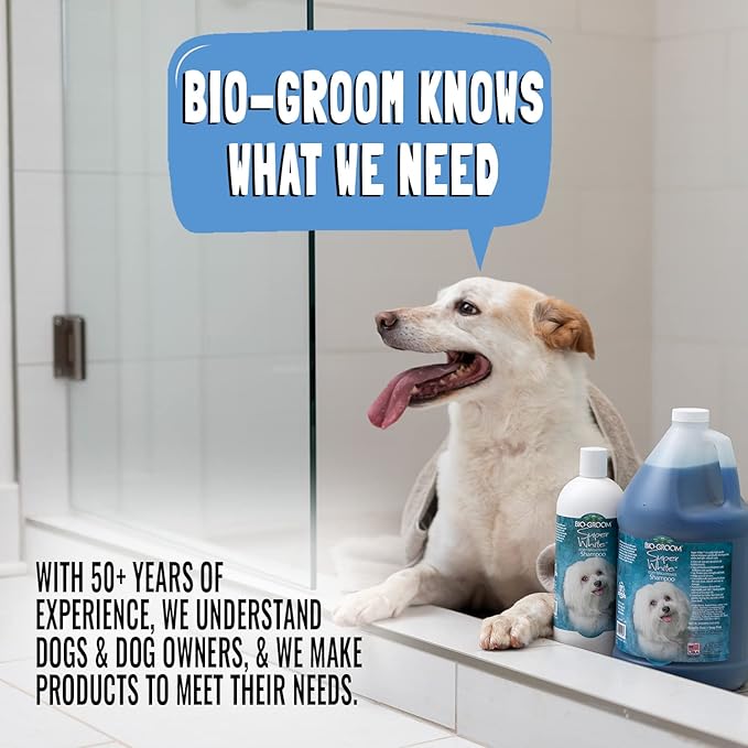Bio-Groom Oatmeal Dog Shampoo – for Allergies and Itching, Cruelty-Free, Dog Bathing Supplies, Puppy Shampoo for Sensitive Skin, Made in USA, Anti-Itch Dog Products – 1 Gallon