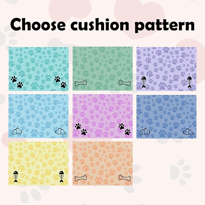 Personalized Dog Cat Food Mat Non-Slip Custom Dog Feed Placemat Water Absorbent Customized PU Mats for Pet Food and Water-Style2