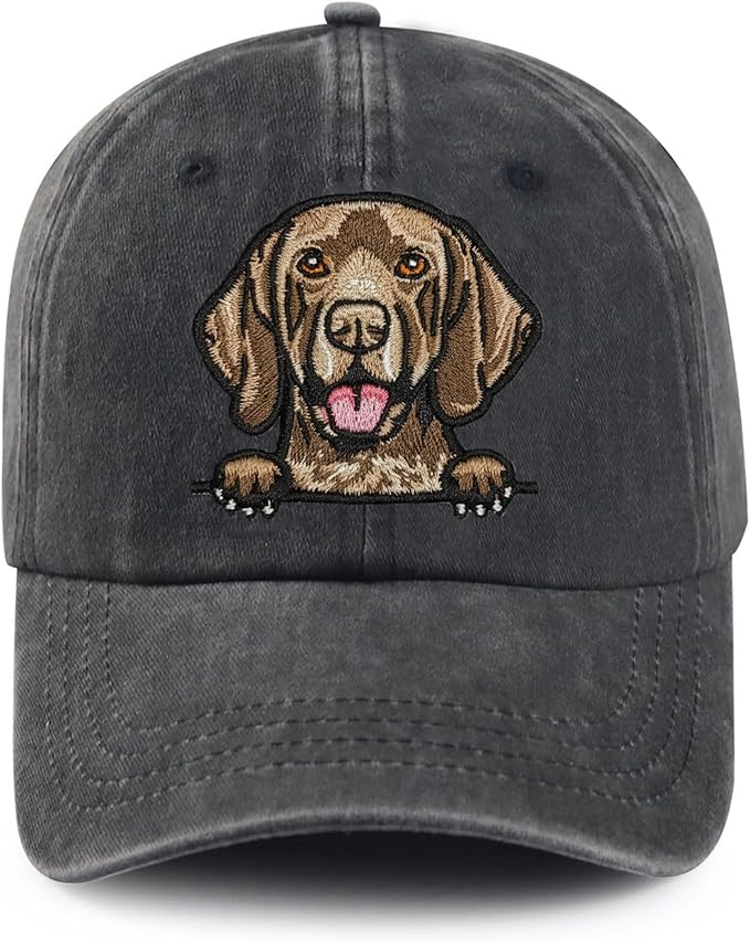 Dog Lover Gifts, German Shorthaired Pointer Embroidered Dog Baseball Hats for Men Women