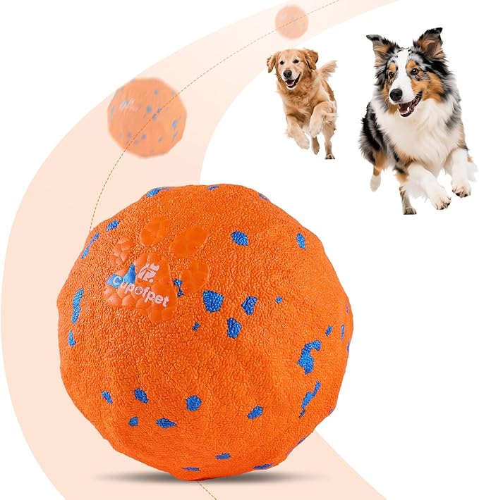 Interactive Dog Toys Ball, 2025 Upgraded Self Moving Balls and Vibrating Ball for Dogs, E-TPU Safety Material Electric Dog Toys to Keep Them Busy Rolling Balls for Small Medium Large Dogs (Orange)