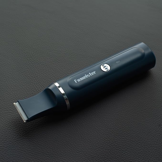 Dog Clippers for Grooming, Cordless Waterproof Dog Hair Trimmer with Type-C Charging, Low Noise for Trimming Cats & Dogs' Specific Areas Around Paws, Eyes & More (Blue)