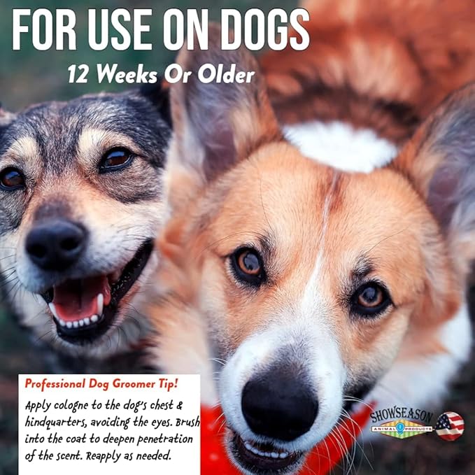 Bath & Brush Therapies® 3-Pack: 4.5 oz. Cinnamon Nice, Eggnog, Holiday Hug Pet Cologne For Dogs | Long-Lasting Odor Eliminator | Paraben-Free | Biodegradable and Non-Toxic | Made In The USA