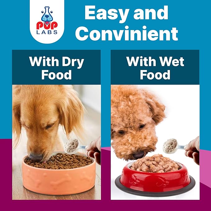 K9 Belly Bliss, All-Natural Gut Health for Dogs, Vet Approved Prebiotic for Dogs for Daily Digestive Support & Dog Constipation Relief, Topper for Dry & Wet Food, 3 Pack with 30 Scoops Each.
