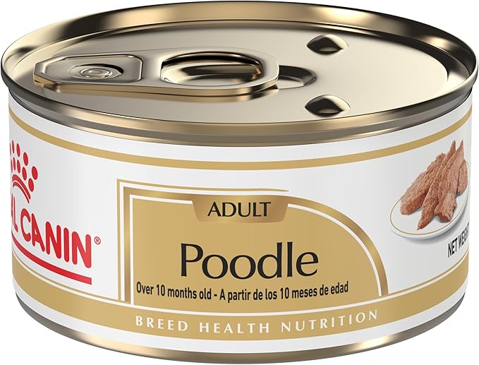 Royal Canin Breed Health Nutrition Poodle Adult Loaf in Sauce Dog Food, 3 oz (Pack of 24)
