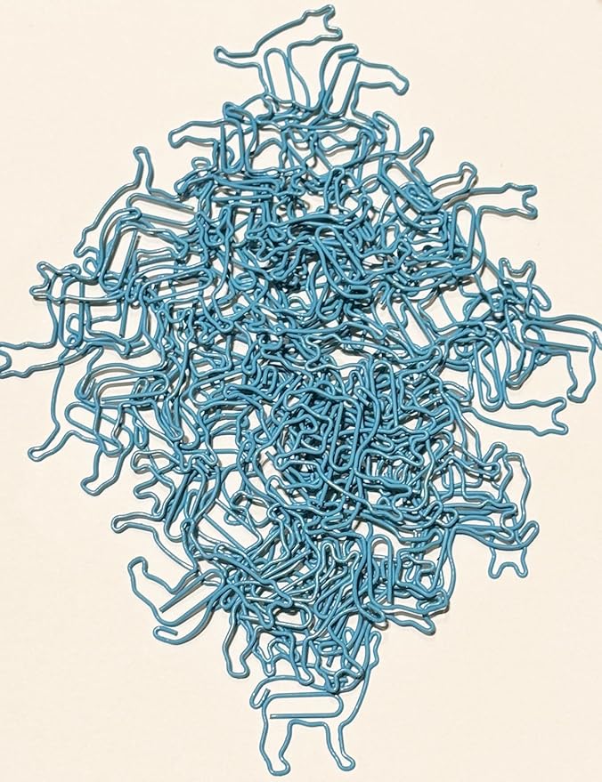 Cute Paper Clips, 60 PCS Alpaca Shaped Paper Clips Animal Bookmarks Clips, Assorted Colors, Fun Office Gifts for Women Men Coworkers Teachers Students Girls Boys, Christmas Gifts