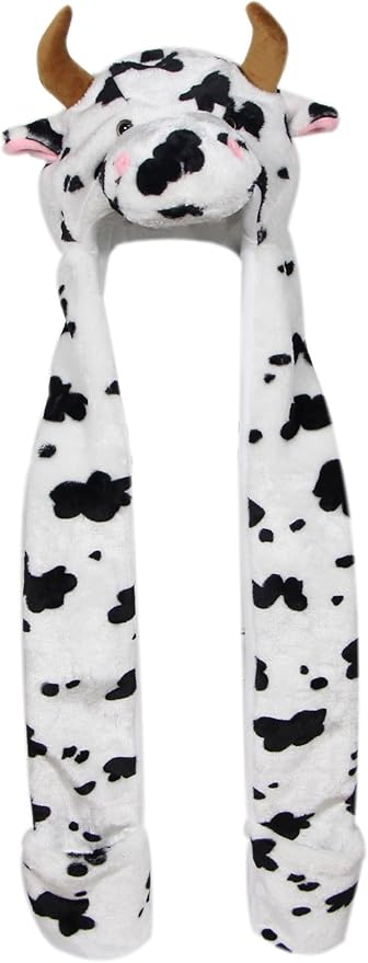 Plush Novelty Animal Hat: One Size Fits All Adults & Children/Soft, Warm Beanie Hat