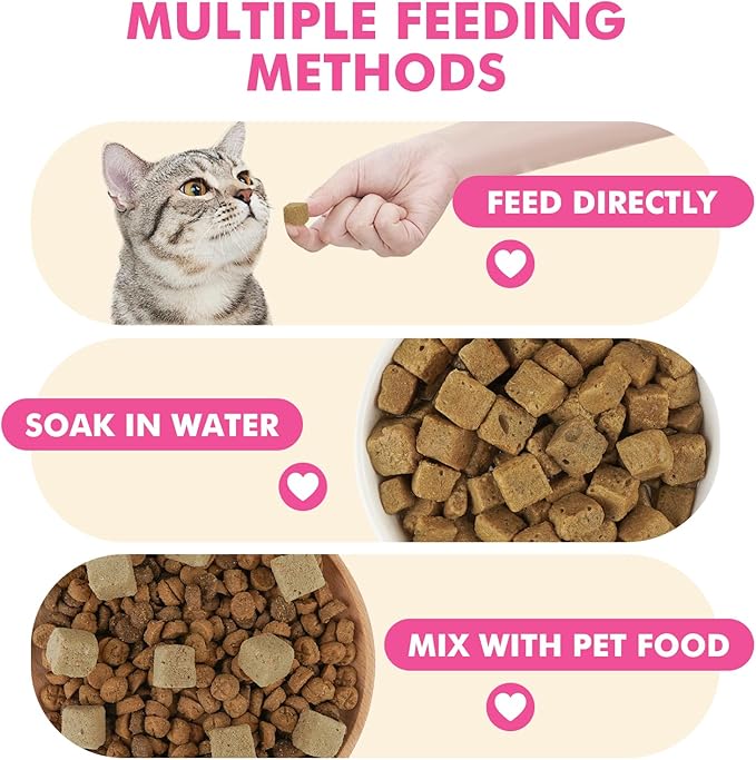 Freeze Dried Cats & Dogs Raw Treats, All Natural Single Ingredient Chicken Liver, High Protein Healthy Pet Training Treats or Food Topper, 3.5 oz