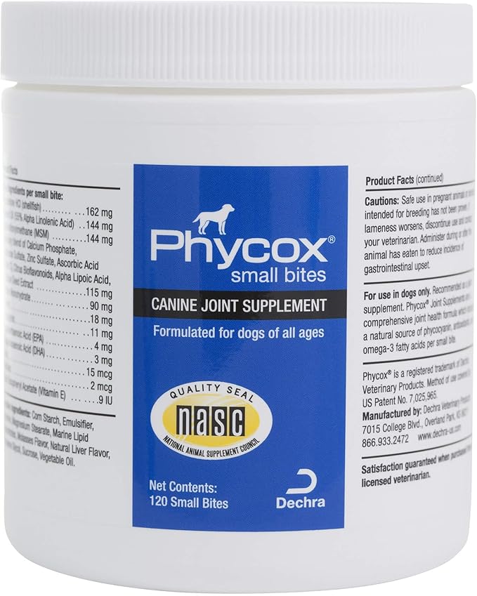 Joint Supplement Small Bites for Dogs, 120 Ct