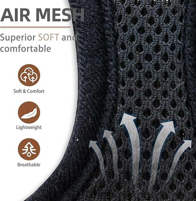 PUPTECK Adjustable Dog Harness Collar and Leash Set Step in No Pull Pet Harness for Small Medium Dogs Puppy and Cats Outdoor Walking Running, Soft Mesh Reflective Vest Harnesses, Solid Black XXS