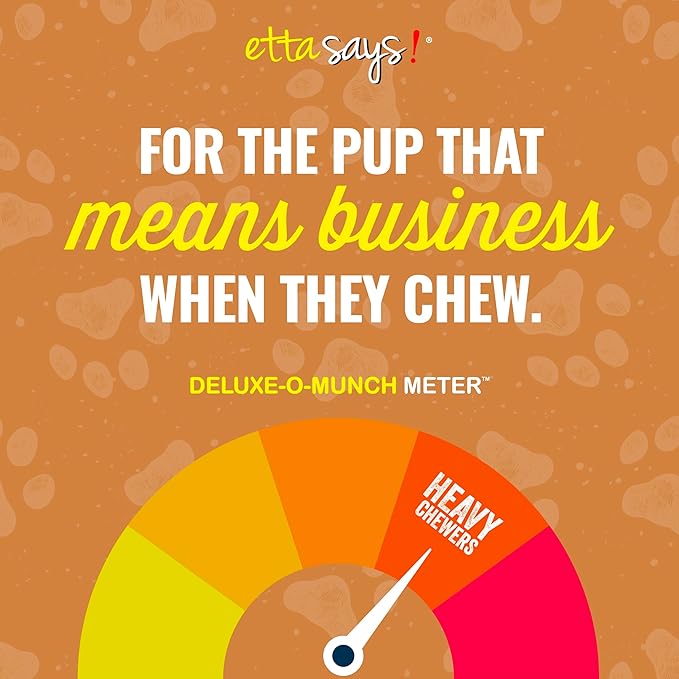 etta says! Deluxe Crunchy Dog Chews 7” Turkey - All Natural, Long-Lasting Chews - Made in The USA (20 Count Pack of 1)