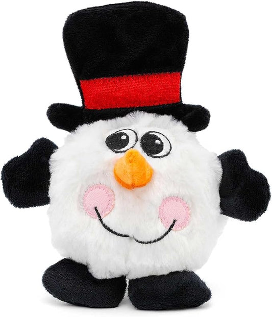 Jeffers Pet Christmas Character Plush Orbs Squeaker Dog Toy, 6" Soft Plush Stuffed Animal for Small Dogs, Puppies, Adorable Stuffed Friend for Indoor Play, Christmas, Halloween