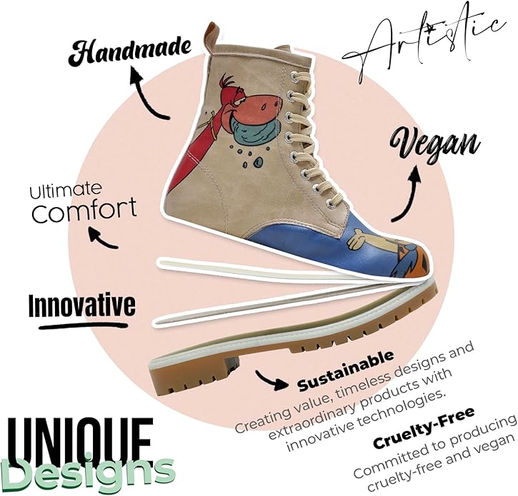 DOGO Long Boots for Women – Vegan Leather and Unique Design Womens Winter Boots, Comfortable and Stylish Womens Boots