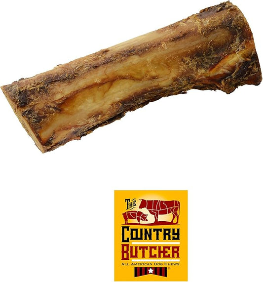 7" Beef Marrow Dog Bones for Aggressive Chewers, Large Breed Dog Treat, Natural, Tough, Chew Toy, Made in The USA, 6 Count