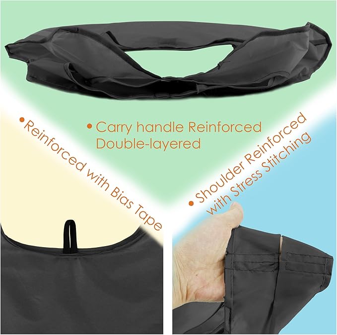 BeeGreen 20 Pack Black Reusable Grocery Bags with Storage Pouch Reusable Shopping Bags Bulk w Elastic Band 50LBS X-Large Foldable Tote Bags Machine Washable-Heavy Duty Cloth Tote Bags for Groceries